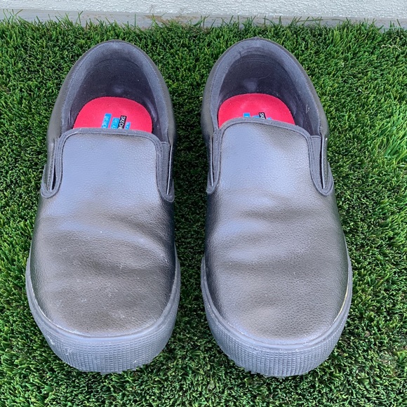 Men’s Skechers Alcade Slip Resistant Work Shoes - Picture 2 of 7